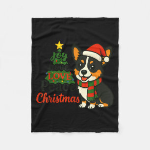 Tri Color Corgi Kostüm Pjs Freude Hoffnung Liebe F Fleecedecke
