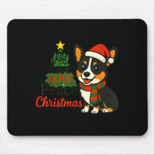 Tri Color Corgi Kostüm Pjs Freude Hoffnung Liebe F Mousepad
