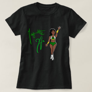 Tri Color Green Twirl Girl T - Shirt