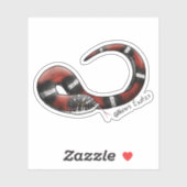 Tri-color Hognose sticker (Blatt)