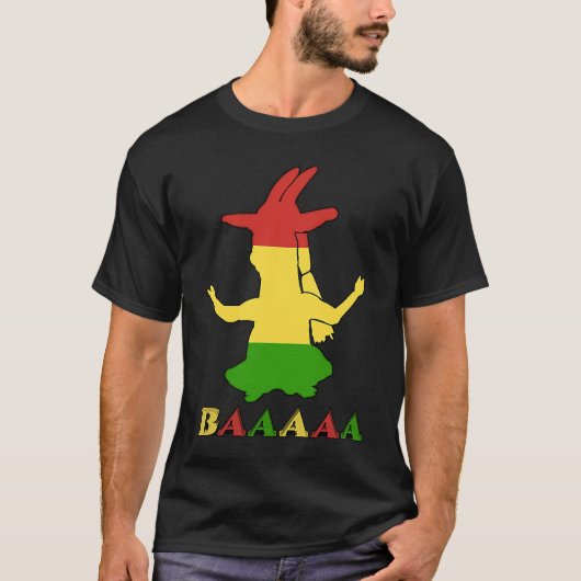 Tri Color Rasta Goat T-Shirt (Vorderseite)
