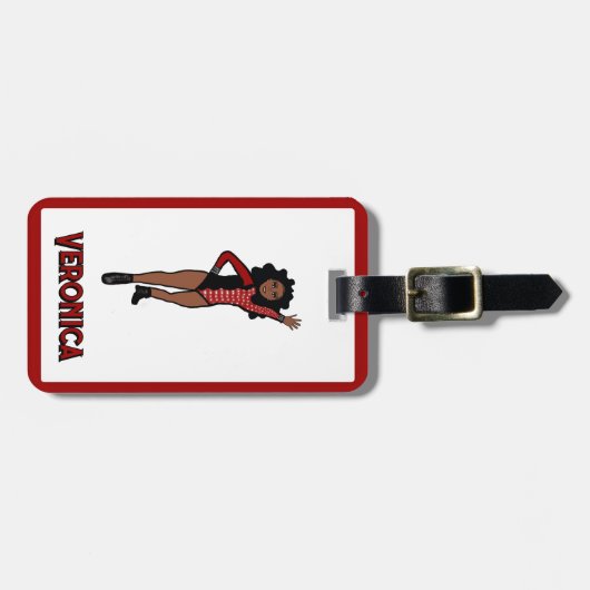 Tri Color RBW Dancer #1 Gepäckanhänger (Vorderseite horizontal)