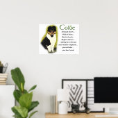 Tri Color Rough Collie Geschenke Poster (Heimbüro)