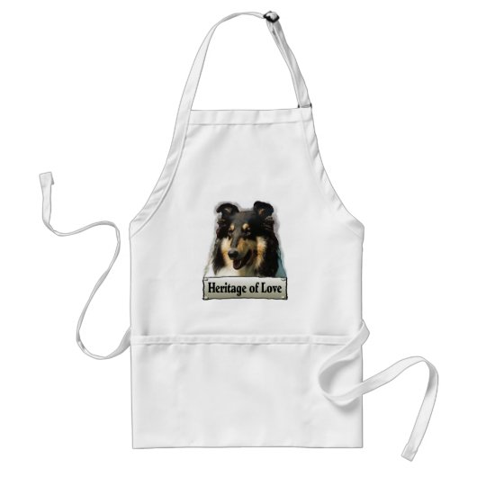 Tri Color Rough Collie Geschenke Schürze (Vorne)