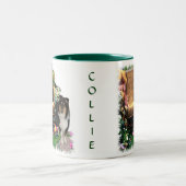 Tri-Color Rough Collie Kunstgeschenke Zweifarbige Tasse (Mittel)