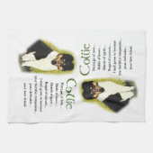 Tri Color Rough Collie Puppy Geschirrtuch (Horizontal)