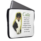 Tri Color Rough Collie Puppy Laptopschutzhülle (Vorne Rechts)
