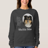 Tri-Color Sheltie Mama Sweatshirt (Vorderseite)