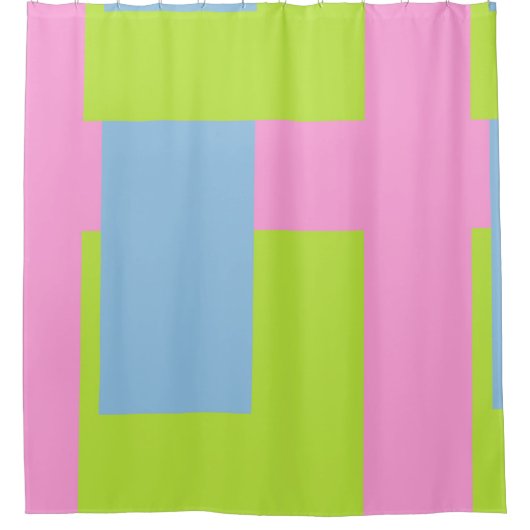 Tri Color Shower Curtain Duschvorhang (Vorderseite)