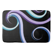 Tri-Color-Swirl Badematte (Vorderseite)