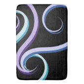 Tri-Color-Swirl Badematte (Vorderseite Vertikal)