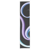 Tri-Color-Swirl Kurzer Tischläufer (Vorderseite)