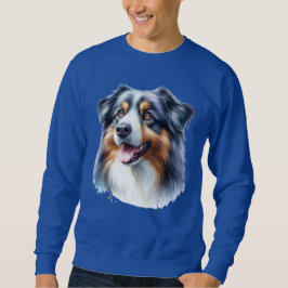Tri-Colored Australian Shepherd Dog Sweatshirt