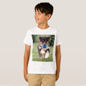 Tri Colored Australian Shepherd Pup T-Shirt (Vorne ganz)
