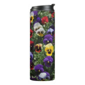 Tri Colored Pansy Field, Thermosbecher (Nach links gedreht)
