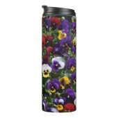 Tri Colored Pansy Field, Thermosbecher (Nach rechts gedreht)