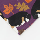 Tri Corgi Herbstdecke Fleecedecke (Ecke)