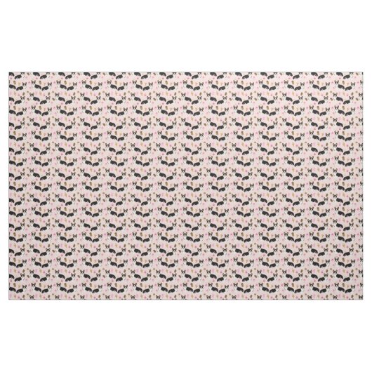 Tri Corgi, rosa Eis Stoff (Yard (91,4 cm))