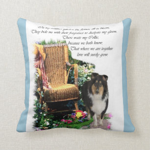 Tri Farbcollie-Kunst-Geschenke Kissen