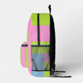 Tri Farbe  Bedruckter Rucksack (Rechts)