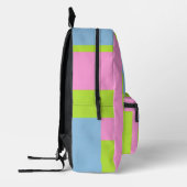 Tri Farbe  Bedruckter Rucksack (Links)