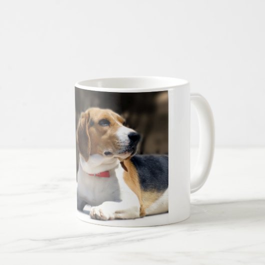 Tri FarbeBeagle Kaffeetasse (VorderseiteRechts)