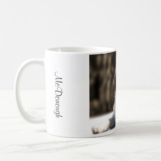 Tri FarbeBeagle Kaffeetasse (Links)