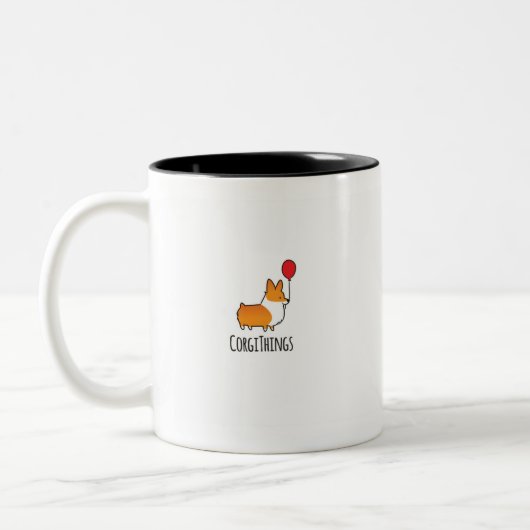 Tri Farbecorgi-Krankenschwester-Tasse | Zweifarbige Tasse (Links)
