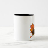 Tri FarbeErntedankcorgi-Tasse | CorgiThings Zweifarbige Tasse (Mittel)