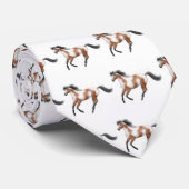 Tri Farben-PferdeKrawatte Krawatte (Gerollt)