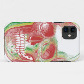 Tri FarbeRasta Schädel Case-Mate iPhone Hülle (Rückseite (Horizontal))