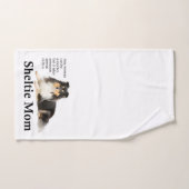 Tri FarbeSheltie Mama-Handtuch Handtuch (Handtuch)