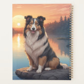 Tri-farbiger Collie am See Planer (Rückseite)