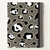 TRI-FARBIGER LEOPARD-DRUCK NOTIZBLOCK (Rückseite)