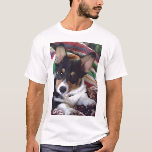 Tri farbiger WaliserCorgi T-Shirt (Vorderseite)