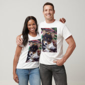 Tri farbiger WaliserCorgi T-Shirt (Unisex)