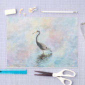 Tri-farbiges Heron Watercolor Tissue Paper Seidenpapier (Handwerk)