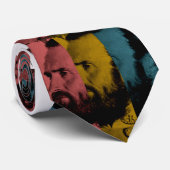 Tri farbiges Stonewall Jackson Krawatte (Gerollt)