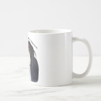 Tri Farbunbekümmerter Königcharles Spaniel Kaffeetasse
