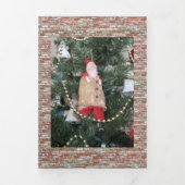 Tri-Fold-Karte - Weihnachtsaufregung Dreifach Gefaltete Urlaubskarte (Cover)