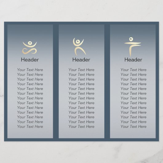 Tri-Fold Yoga Studio Broschüren Root Chakra Mantra (Rückseite)