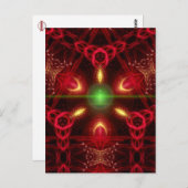 Tri-Fraktal-Postkarte Postkarte (Vorne/Hinten)