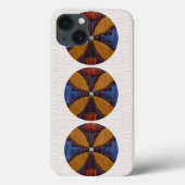 Tri Gold Flower Case-Mate iPhone Hülle (Rückseite)