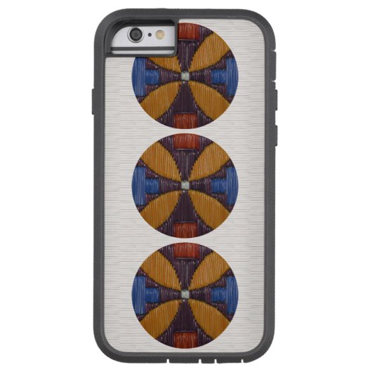 Tri Gold Flower Case-Mate iPhone Hülle (Rückseite)