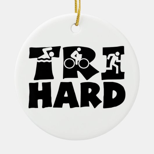 Tri hartes keramik ornament (Vorne)