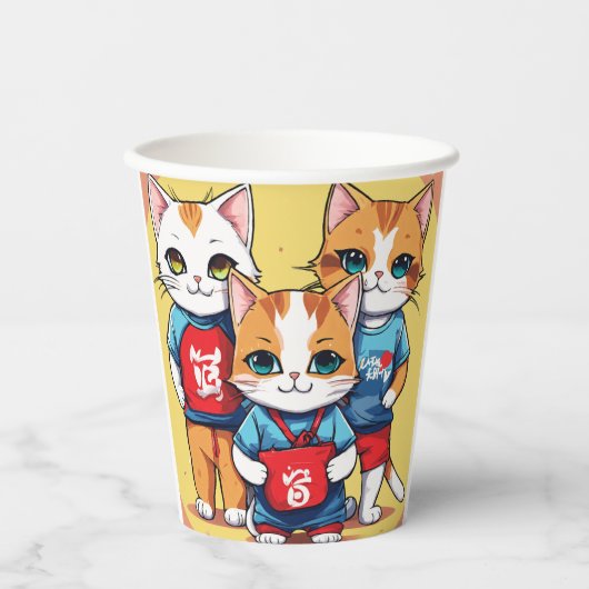 Tri-Kaffeetassen Pappbecher (Vorderseite)