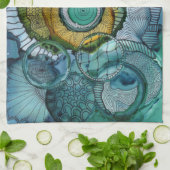 Tri Kreis-Geschirrtuch Geschirrtuch (Gefaltet)