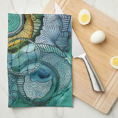 Tri Kreis-Geschirrtuch Geschirrtuch (Viertel Falte)