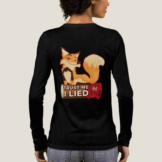 Tri-mix Long Sleeve : Vertraut mir (schwarz) Tri-Blend Shirt (Rückseite)