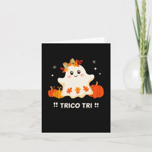 Tri Niedlich Halloween Spooky Mexican Ghost Spangl Karte